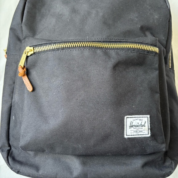 Herschel Supply Company Black Settlement Canvas Laptop Padded Backpack main image 13